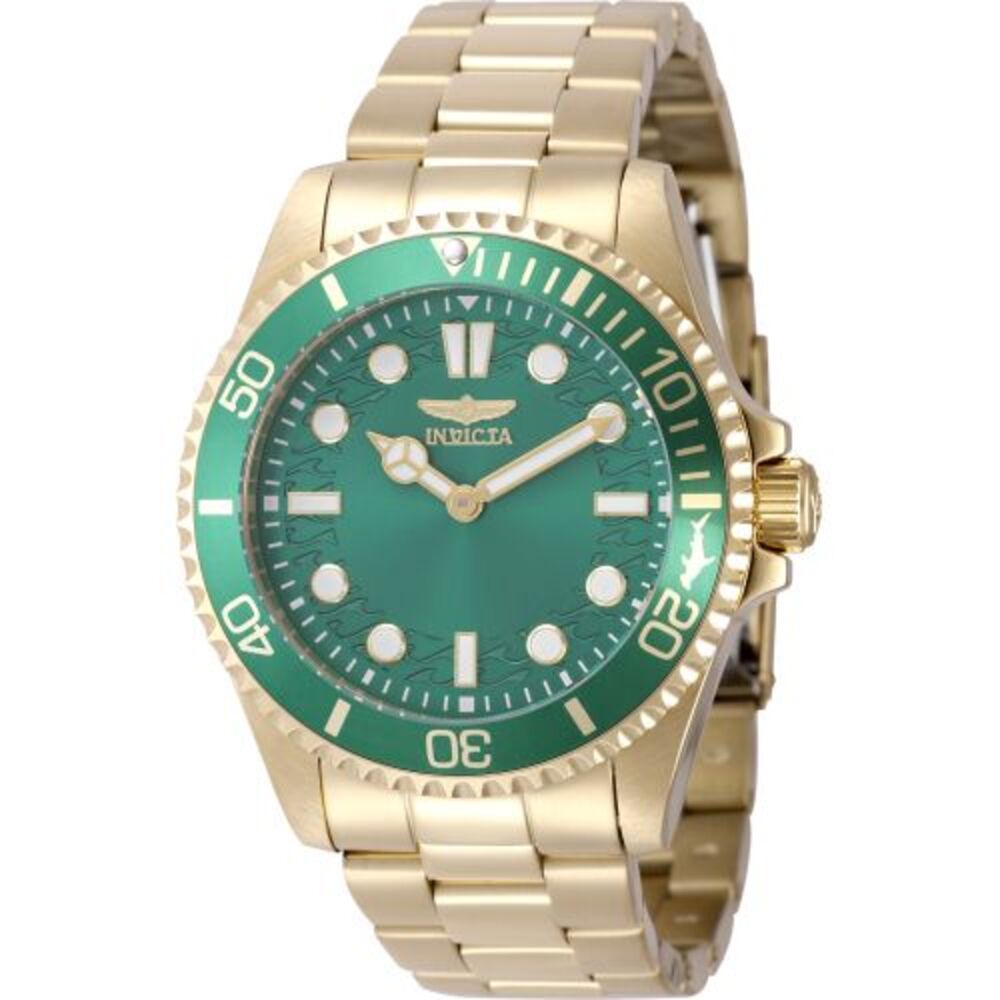 Invicta Men's Pro Diver Green Dial Watch - 49702